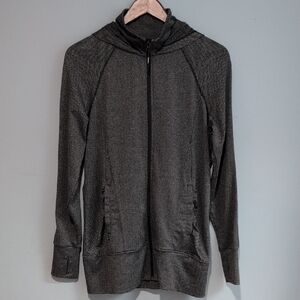Mondetta Herringbone Full Zip Up Light   Jacket /Hoodie Size Medium